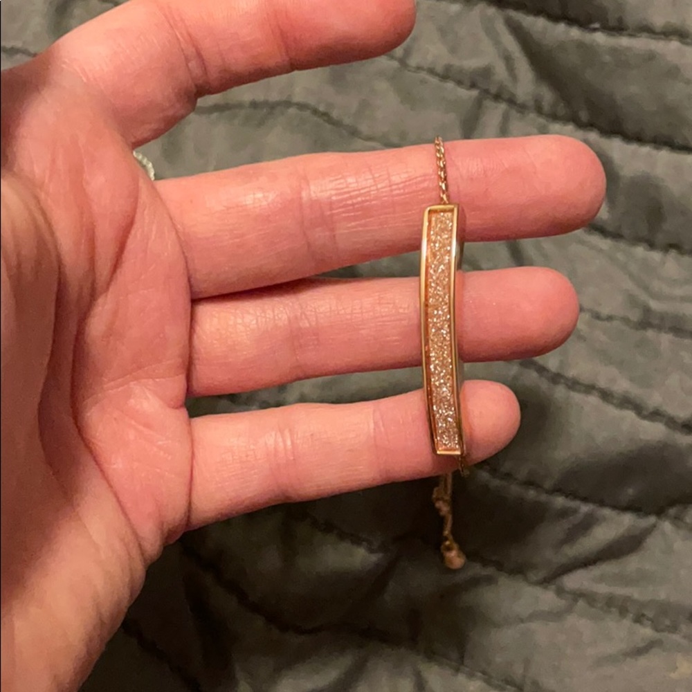 Super cute rose gold and silver bracelet